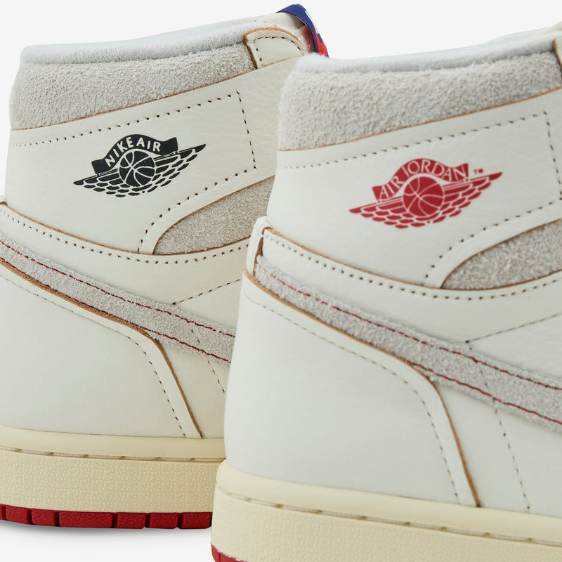 Women's Air Jordan 1 High OG 'Rare Air' Sail | Cinnabar | Light Bone Footwear