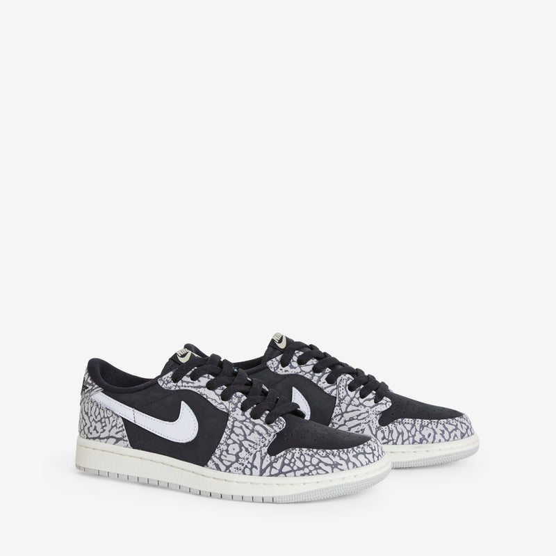 Women's Air Jordan 1 Low OG Black | Muslin | Tech Grey | White Footwear