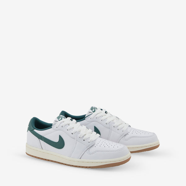 Women's Air Jordan 1 Low OG White | Oxidized Green | Sail Footwear