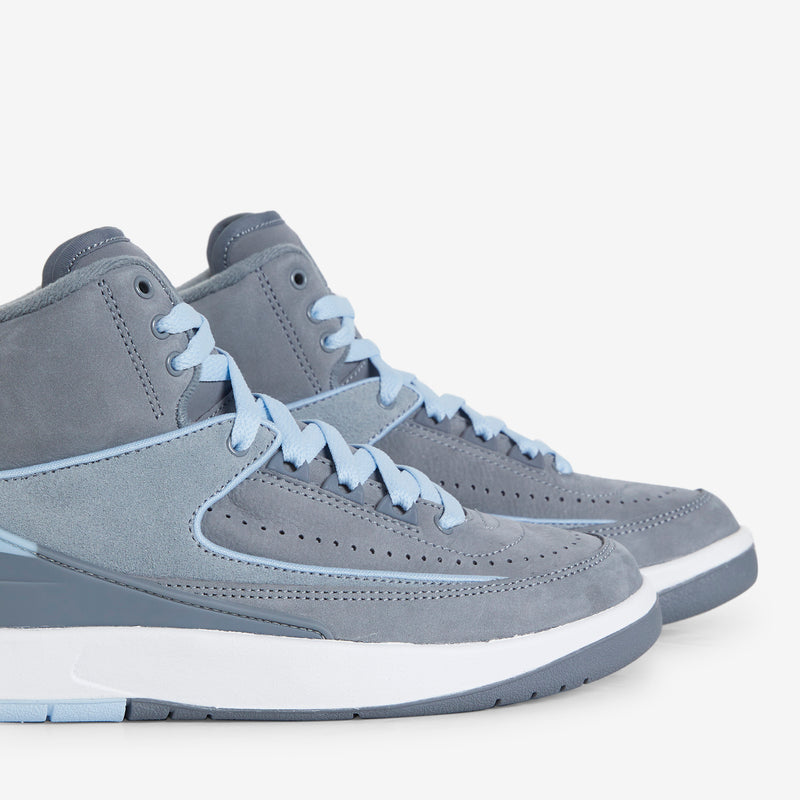 Women's Air Jordan 2 Retro Cool Grey | Ice Blue | White