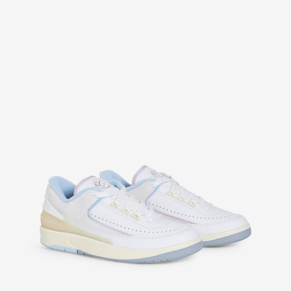 Women's Air Jordan 2 Retro Low Summit White | Varsity Red | Ice Blue Footwear