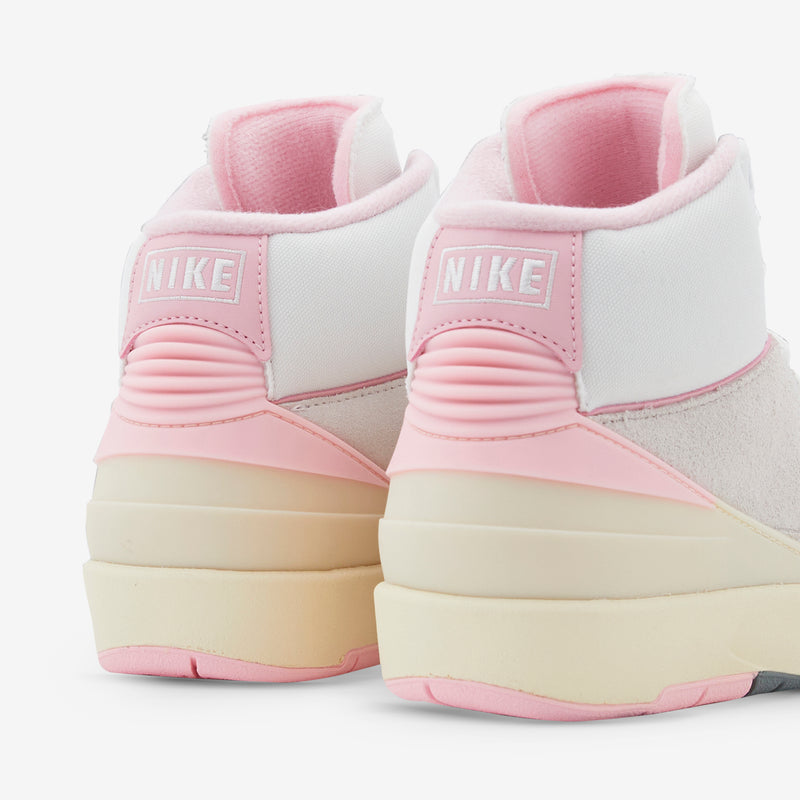 Women's Air Jordan 2 Retro Summit White | Gym Red | Medium Soft Pink Footwear