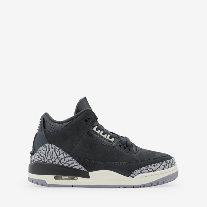 Women's Air Jordan 3 Retro Off Noir | Black | Sail | Cement Grey