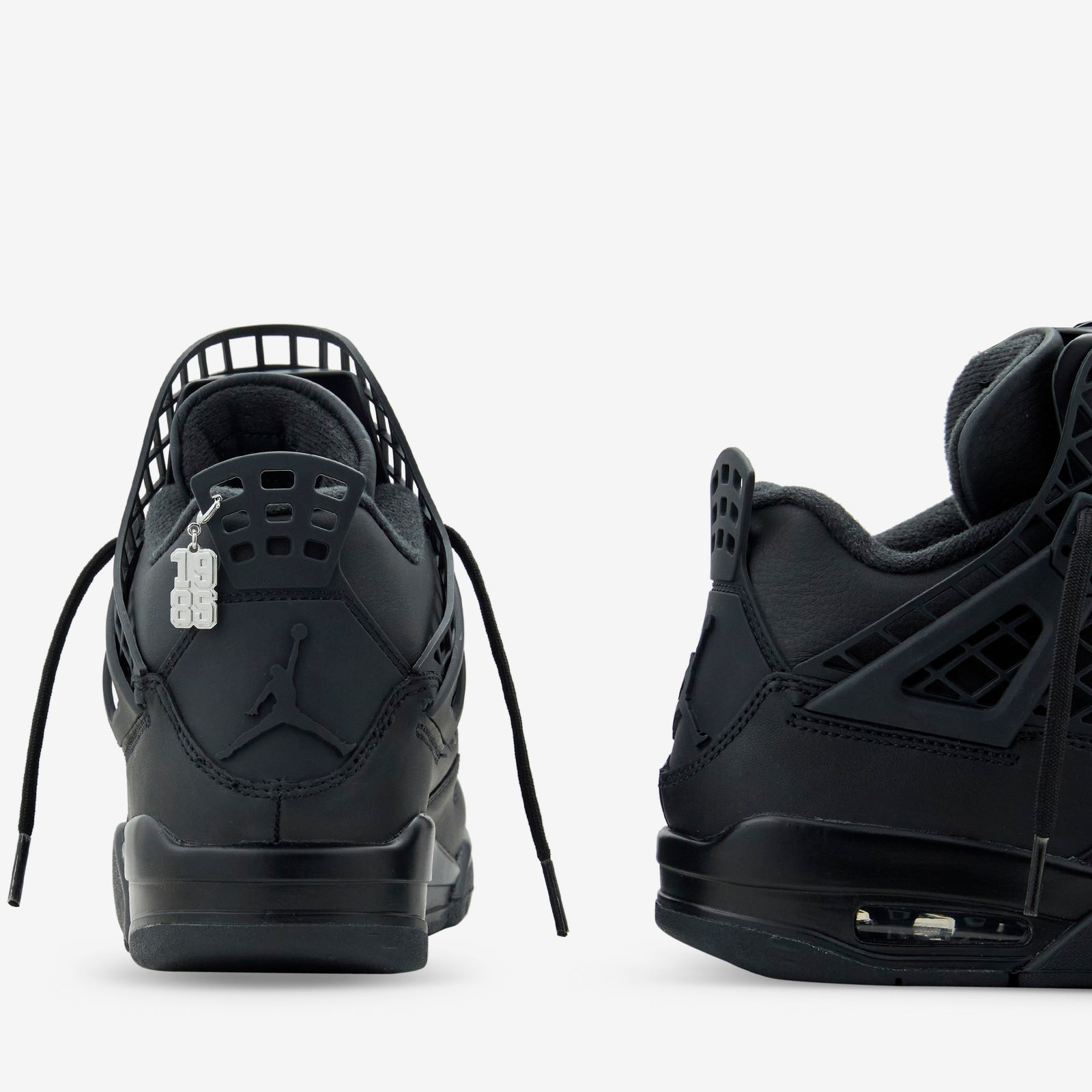 Women's Air Jordan 4 Net Black | Black | Metallic Silver Women's Air Jordan 4 Net Black | Black | Metallic Silver