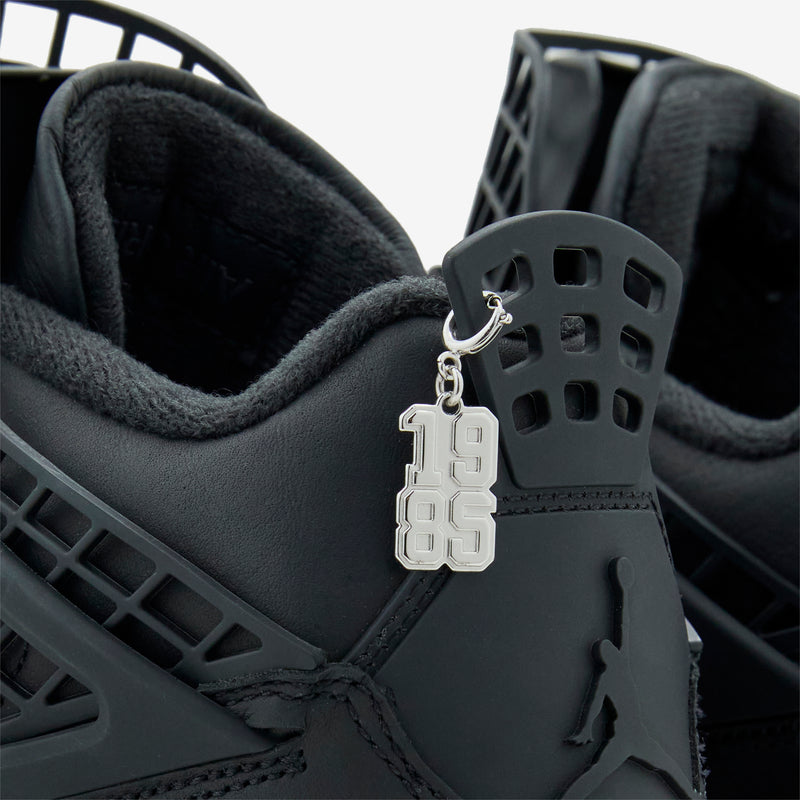 Women's Air Jordan 4 Net Black | Black | Metallic Silver Footwear
