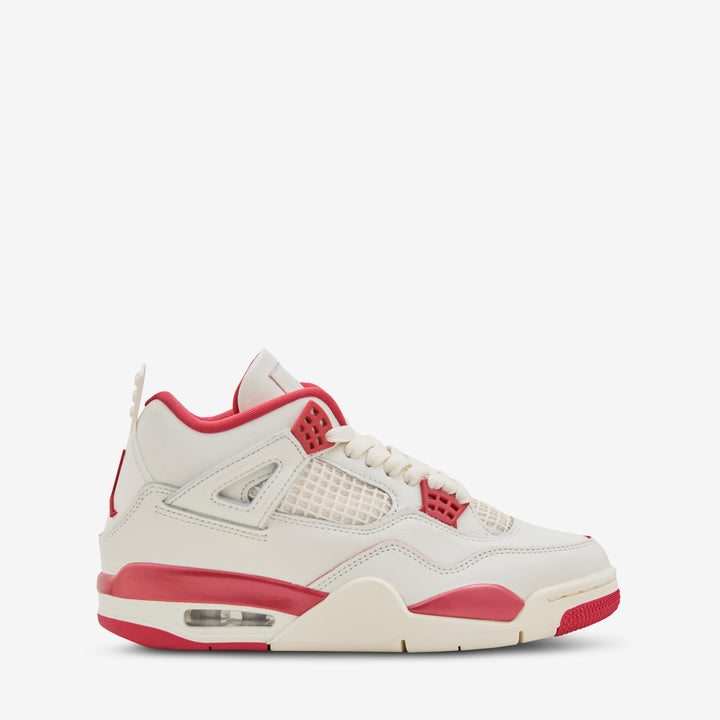 Women's Air Jordan 4 Retro Pale Ivory | Sierra Red | Tough Red