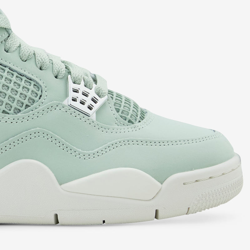 Women's Air Jordan 4 Retro 'Abundance' Seafoam | Sail | Metallic Silver Footwear