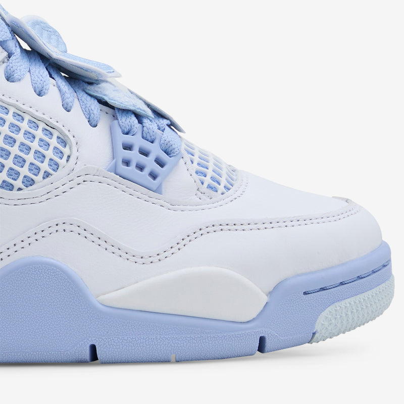 Women's Air Jordan 4 Retro 'Aluminium' White | Aluminium | Blue Tint | Oil Green Footwear