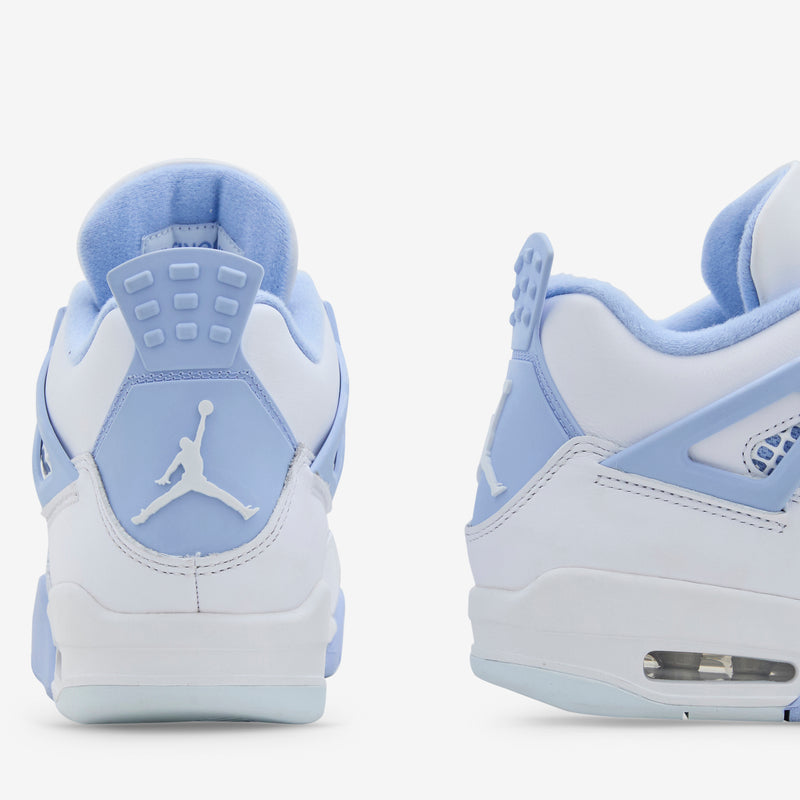Women's Air Jordan 4 Retro 'Aluminium' White | Aluminium | Blue Tint | Oil Green Footwear