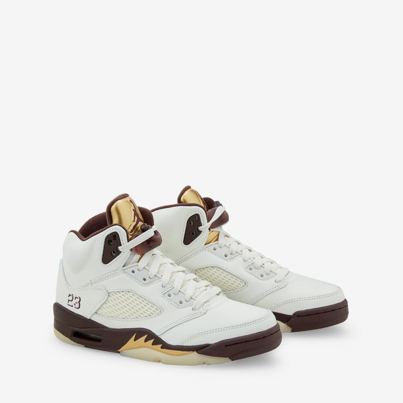 Women's Air Jordan 5 Retro Earth | Metallic Gold | Sail | Muslin Footwear