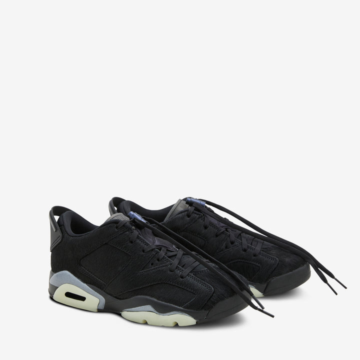 Women's Air Jordan 6 Low Black | Black | Black Front