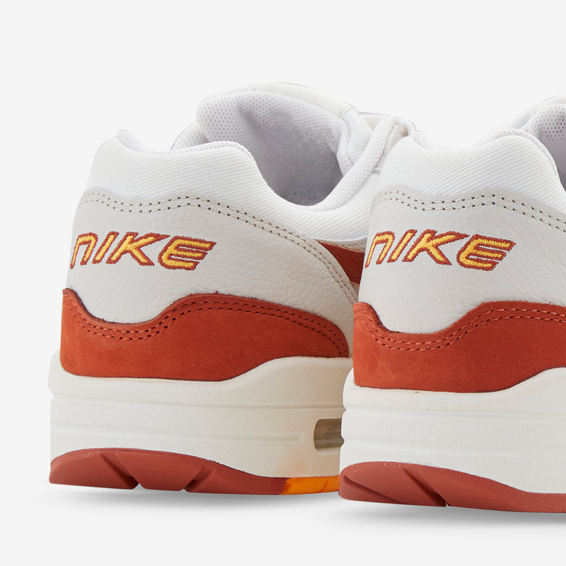 Women's Air Max 1 LX Sail | Rugged Orange | Lt Orewood Brown Footwear