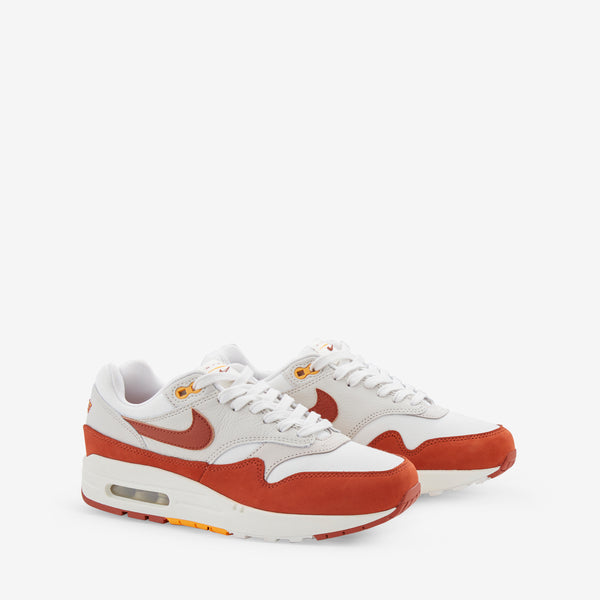 Women's Air Max 1 LX Sail | Rugged Orange | Lt Orewood Brown Footwear