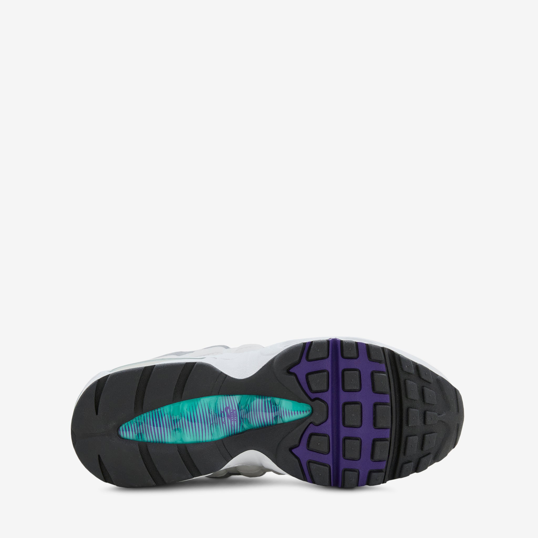 Women's Air Max 95 OG White | Court Purple | Emerald Green – Above