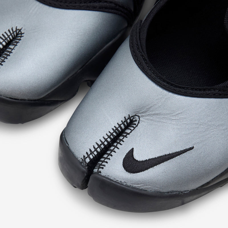 Women's Air Rift Leather Metallic Silver | Black Footwear