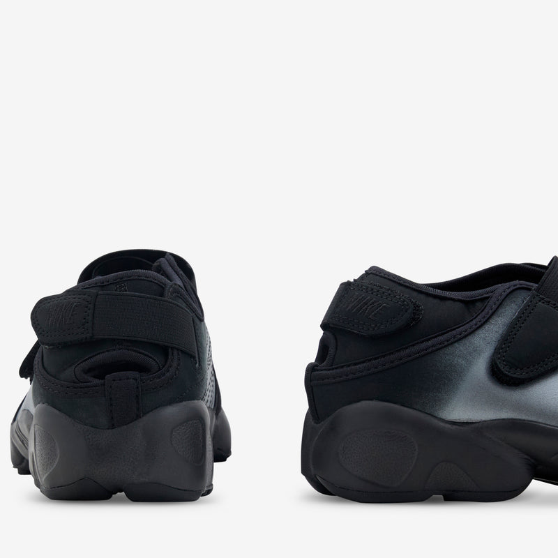 Women's Air Rift Leather Metallic Silver | Black Footwear
