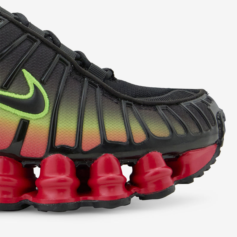Women's Shox TL Black | Black | Volt | Fire Red Footwear