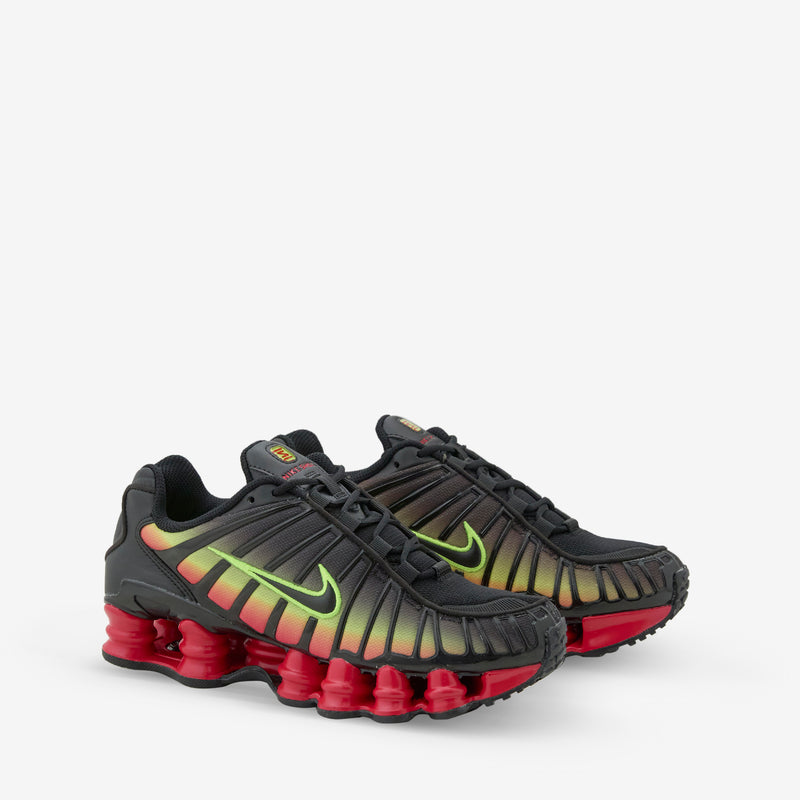 Womens black and purple nike shox discount