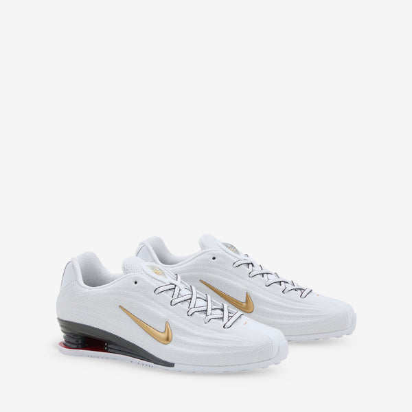 Women's  Shox Z White | Metallic Gold | Varsity Red Footwear