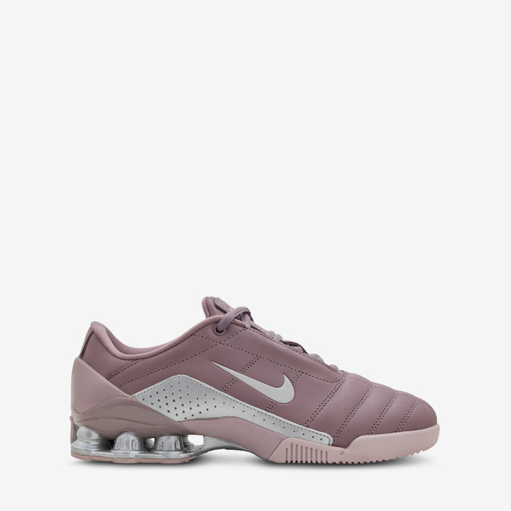 Women's T90 Shox Magia Taupe Grey | Metallic Silver | Light Violet Ore