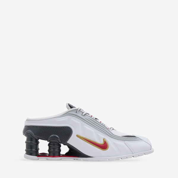 Martine Rose x Women's Shox MR4 Mule White | Varsity Red | Metallic Platinum Footwear