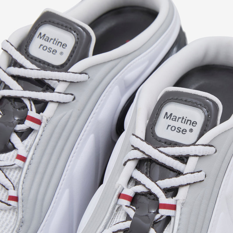 Martine Rose x Women's Shox MR4 Mule White | Varsity Red | Metallic Platinum Footwear