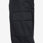 Gabardine Cargo Trousers Black