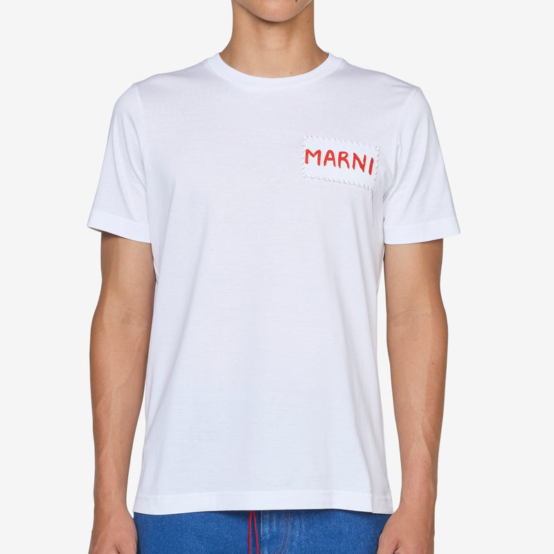 Stitch Logo T-Shirt Lily White Tees