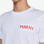 Stitch Logo T-Shirt Lily White