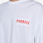 Stitch Logo Longsleeve T-Shirt Lily White