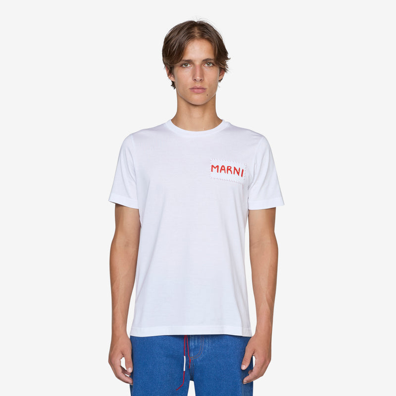 Stitch Logo T-Shirt Lily White Tees