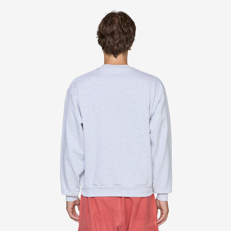 b.E Kind Swirl Crewneck Sweatshirt Heather Grey Jumpers