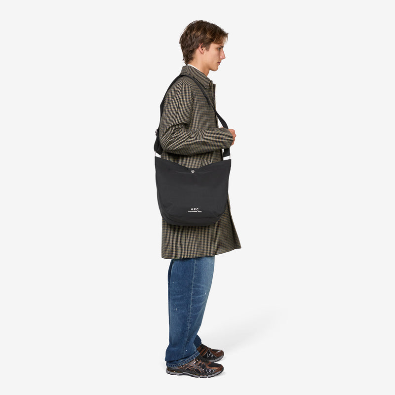 Journal Satchel Water Repellent Black Bags
