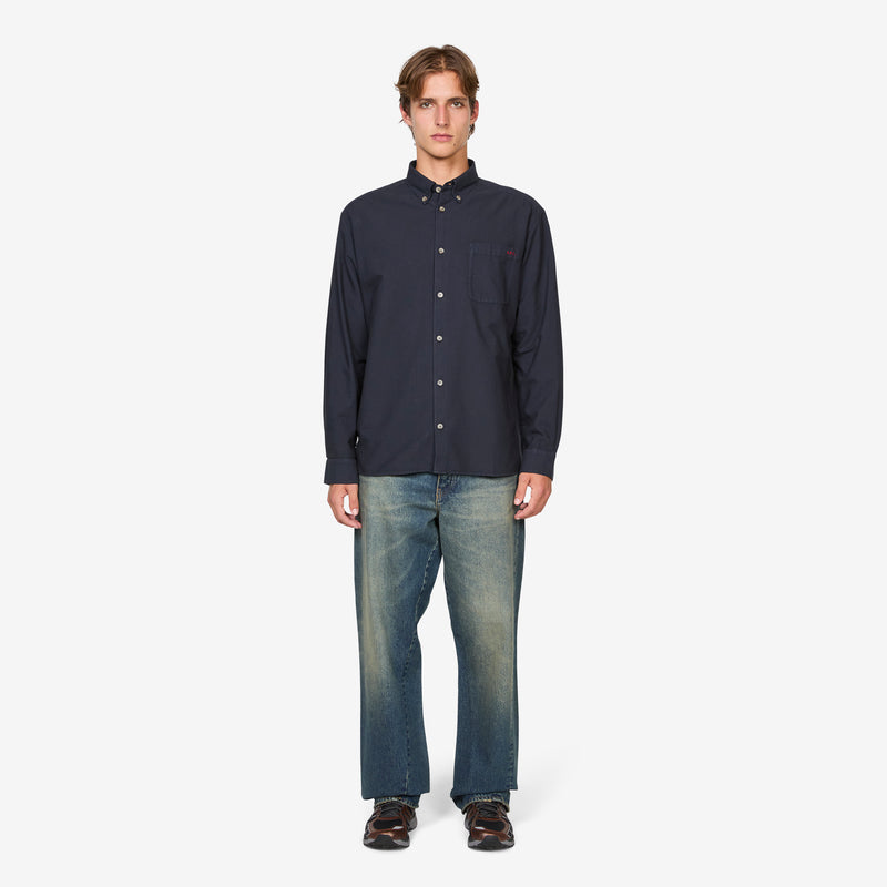 Mateo Logo Shirt Dark Navy Shirts