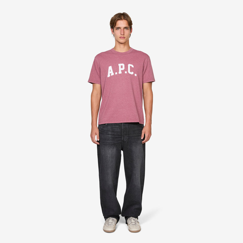 Marcus T-Shirt Dark Red | White Tees