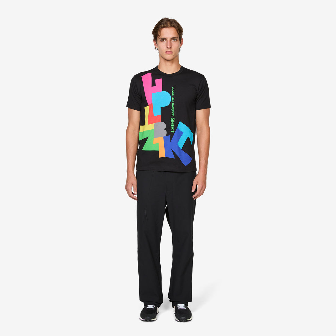 Graphic Printed T-Shirt Black Tees