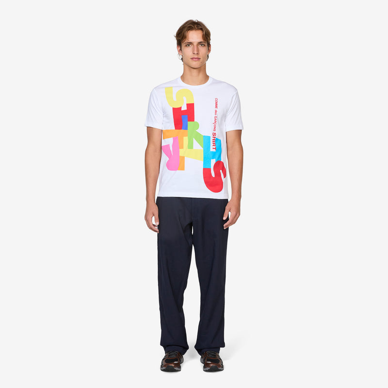 Graphic Printed T-Shirt White Tees