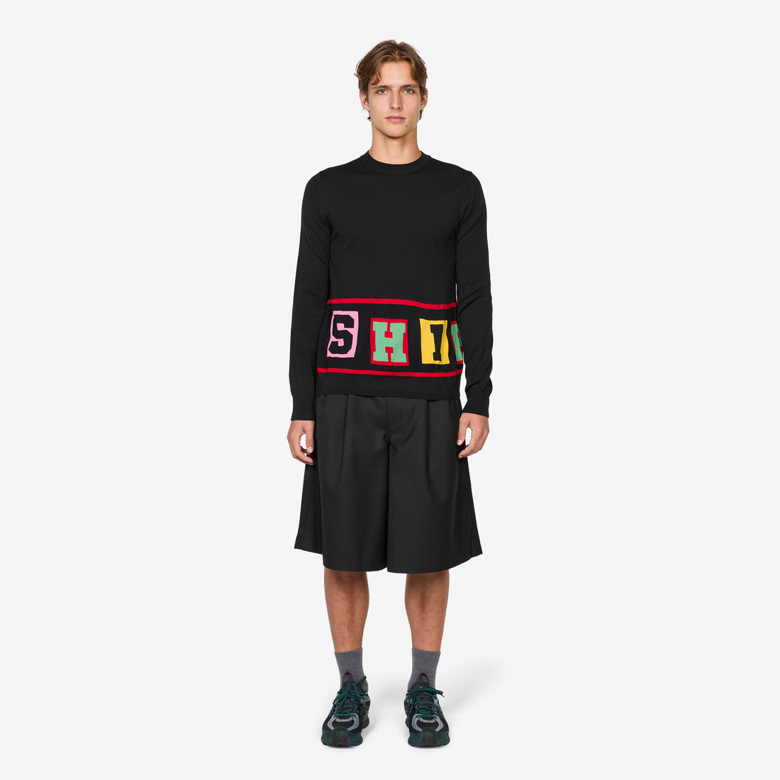 Knitted Sweater Black Jumpers