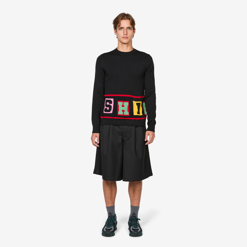 Knitted Sweater Black Jumpers