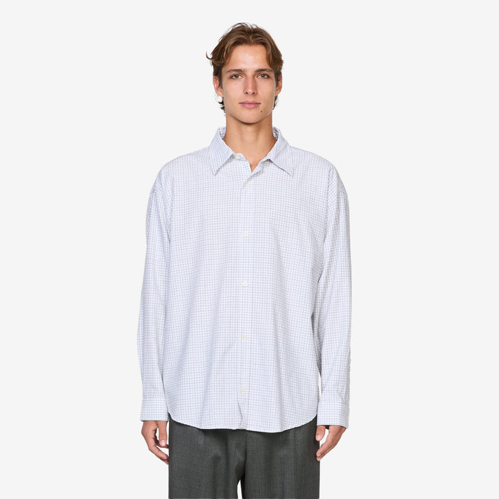 Network Shirt White Vintage Check Front