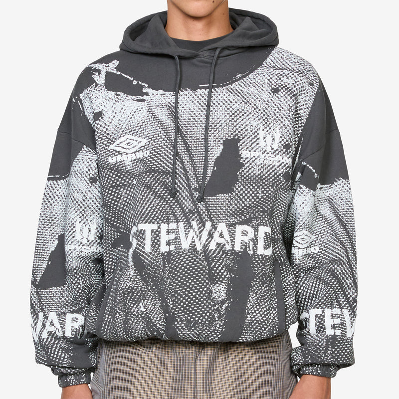 Steward Vest Masked Hoodie Dark Grey Jumpers