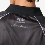 Distressed Spycam Polo Purple Black