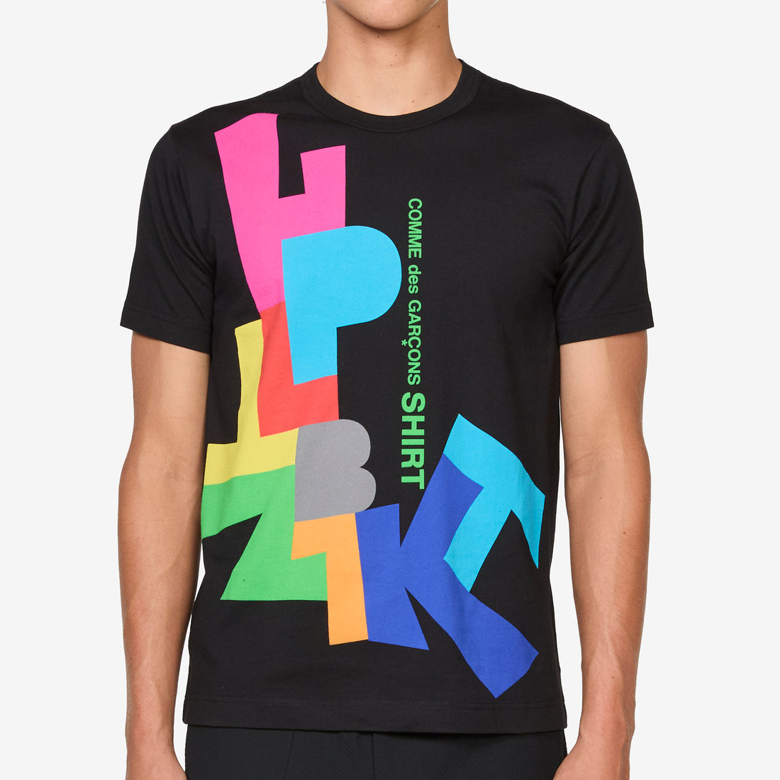 Graphic Printed T-Shirt Black Tees