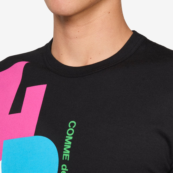 Graphic Printed T-Shirt Black Tees