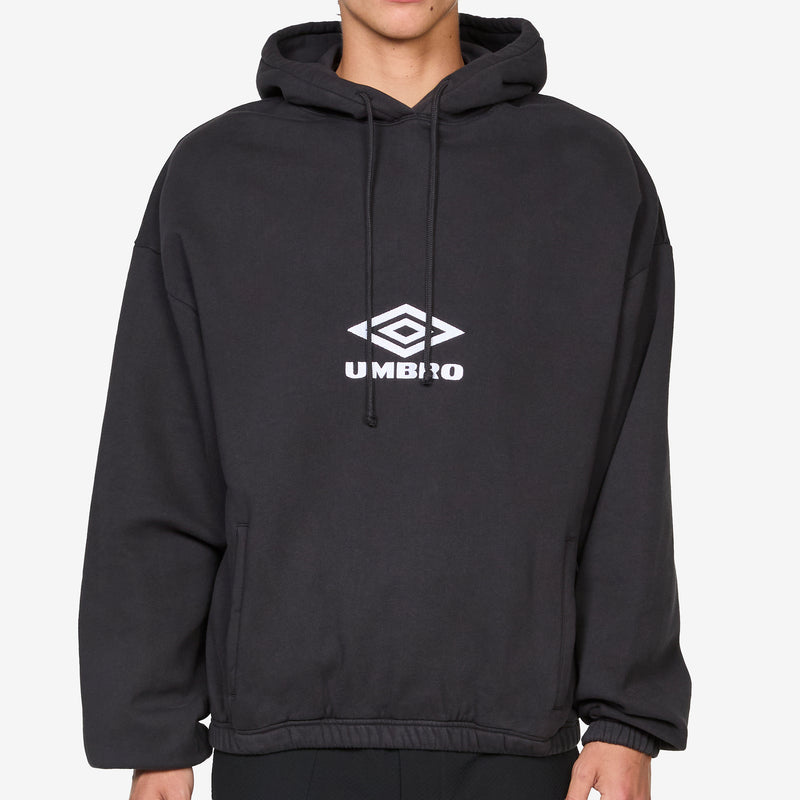 OG Logo Mask Hoodie Washed Black Jumpers