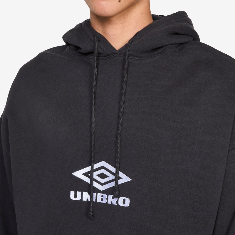 OG Logo Mask Hoodie Washed Black Jumpers