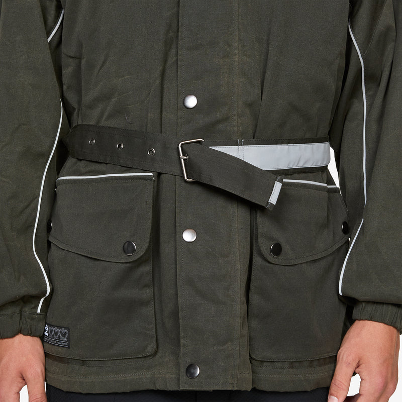 Trainer Waxed Jacket Dark Olive Jackets