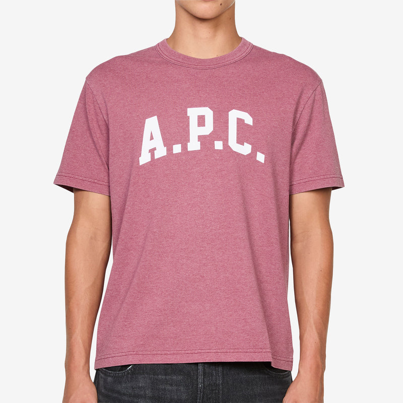 Marcus T-Shirt Dark Red | White Tees