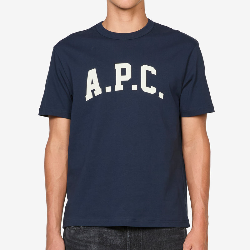 Marcus T-Shirt Dark Navy | Ecru Tees