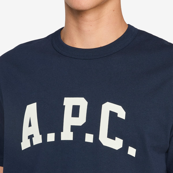 Marcus T-Shirt Dark Navy | Ecru Tees